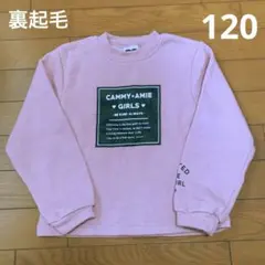 裏起毛 女の子 トップス