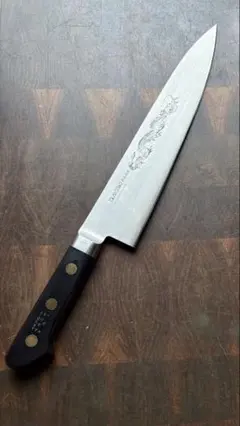 Misonoミソノ EUカーボン鋼 龍彫刻入 牛刀 240mm 包丁　全鋼　洋のサムネイル