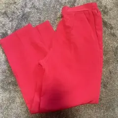 レディース 赤 スラックス