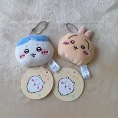 ちいかわ　マスコットミラー　うさぎ　ハチワレ　２個