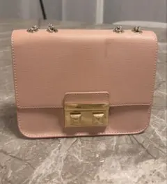 FURLA メトロポリス ショルダーバッグ　ライトピンク
