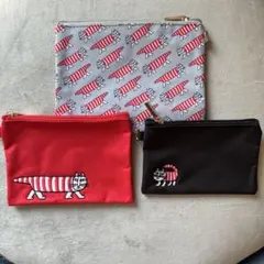 ①リサラーソンのポーチ3点 セット