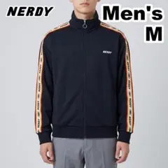 an269 NERDY ノルディー トラックジャケット ジャージ ブラック M