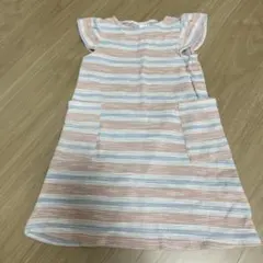 ブランシェス　マルチボーダーワンピース