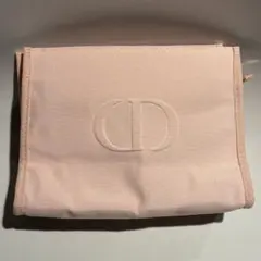限定ノベルティ DIOR ディオール スクエア ピンク ポーチ キャンバス