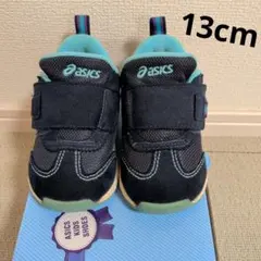 ASICS スニーカー 13cm ネイビーブルー