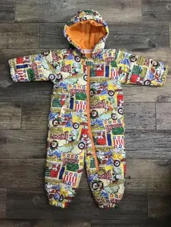 スヌーピー　Snoopy　ジャンプスーツ　スノーウェア　80　防寒　雪遊び