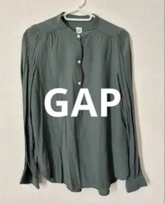 ⭕️GAP グリーン 長袖ブラウスXXS