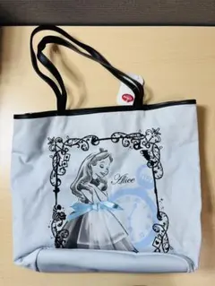 Disney Alice トートバッグ 水色 不思議の国のアリス ディズニー