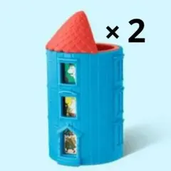新品未使用 マクドナルド ハッピーセット ムーミン ハウス 2点