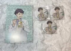 ハイキュー!! はふはふポップアップ 及川徹 缶バッジ ポストカード