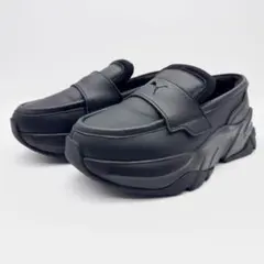 【極美品】プーマ ローファー ブラック ブラウン レザー 厚底 26 希少サイズ 2026年最新】puma 厚底 ローファーの人気アイテム - メルカリ