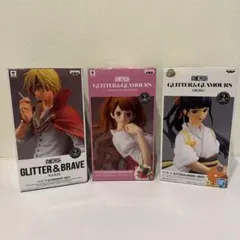並べたい！GLITTER&GLAMOURS ワンピースフィギュア サンジ&プリン
