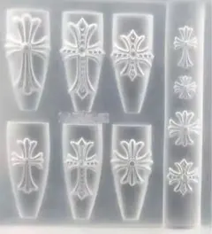 ネイルパーツ　シリコンモールド　クロス