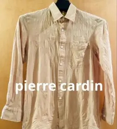 【美品】pierre cardin ピエールカルダン　長袖シャツ　ウール100%のサムネイル