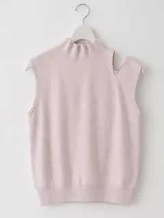 snidel アシメオフショルニット ピンク