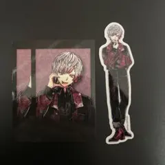 あくねこ チェキ風カード スタンディステッカー アモン・リード