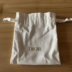 Dior ホワイト 巾着袋