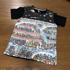グラニフ×ウォーリーをさがせ！コラボ 半袖Tシャツ M