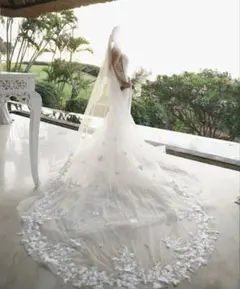 ウェディングベール アイボリー