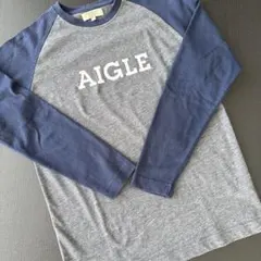 AIGLE ロンT エーグル　長袖Tシャツ　メンズＳ