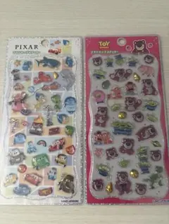 プチドロップステッカー　プチドロ　ディズニー　ピクサー　2種