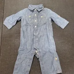 baby Gap デニムロンパース 6-12ヶ月