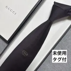 極美品✨ グッチ ネクタイ ソリッド 無地 イタリア製 ボルドー - メルカリ