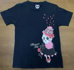 BANANA FISH スカルプリンセス Tシャツ Y2K 平成レトロ 黒のサムネイル