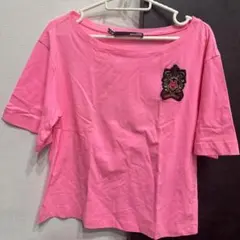 LOVE MOSCHINO ピンク 半袖Tシャツ USA 2/38のサムネイル
