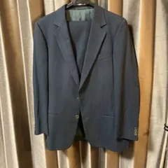 Ermenegildo Zegna ブルーグレーピンスト 段返りスーツ - メルカリ