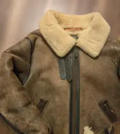 希少色 アヴィレックス AVIREX フライトジャケット B-3 ベージュ 38 中古・古着通販】AVIREX (アヴィレックス) B-3ジャケット ベージュ