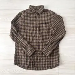 ユニクロ フランネルチェックシャツ
