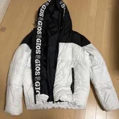GIOS ダウンジャケット Lサイズ ホワイト/ブラック