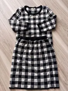 Cherry Ann チェリーアン　ギンガムチェック柄セットアップ