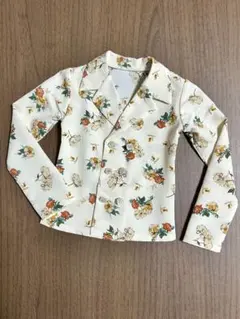 1/3ドール向け花柄シャツ◆アウトフィット 70cm級