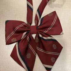 EAST BOY ボルドー ストライプリボン