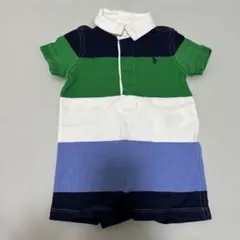 Ralph Lauren ストライプロンパース 3M 60サイズ