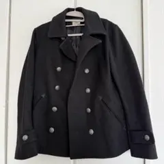 [美品]グリーンレーベルリラクシング　ピーコート