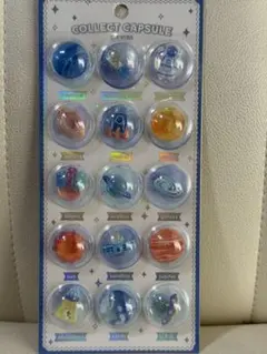 宇宙シールぷっくりパッケージがカプセル