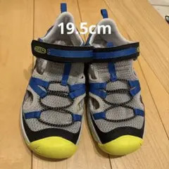 KEEN キッズサンダル グレー/ブルー/イエロー