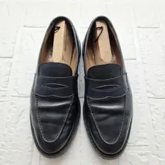 【英国製】Tricker's ローファー UK6(24.5cm) ネイビーのサムネイル