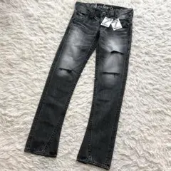 ロデオクラウンズ ローライズ ダメージストレートデニム 新品タグy2kサイズ25のサムネイル