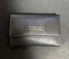 Calvin Klein ブラックキーケース 本革