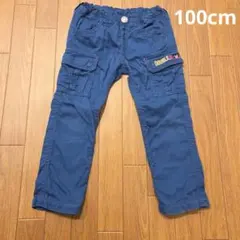 美品★ミキハウス★DOUBLE.B ネイビー カーゴパンツ 紺色のサムネイル
