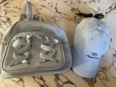 水色 リュック 帽子 セット