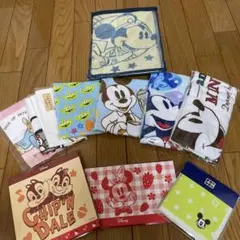 ディズニー　タオル　ハンカチ　10点セット