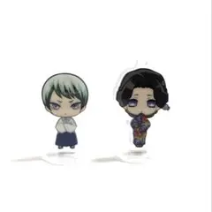 鬼滅の刃 ここみえ アクリルフィギュア 台座付き 珠代、愈史郎