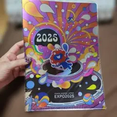 ミャクミャクと大屋根リングコラボEXPO2025 メタリックファイル ブラック