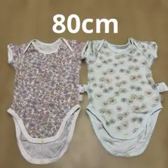 UNIQLO ボディスーツ　80cm 2枚セット